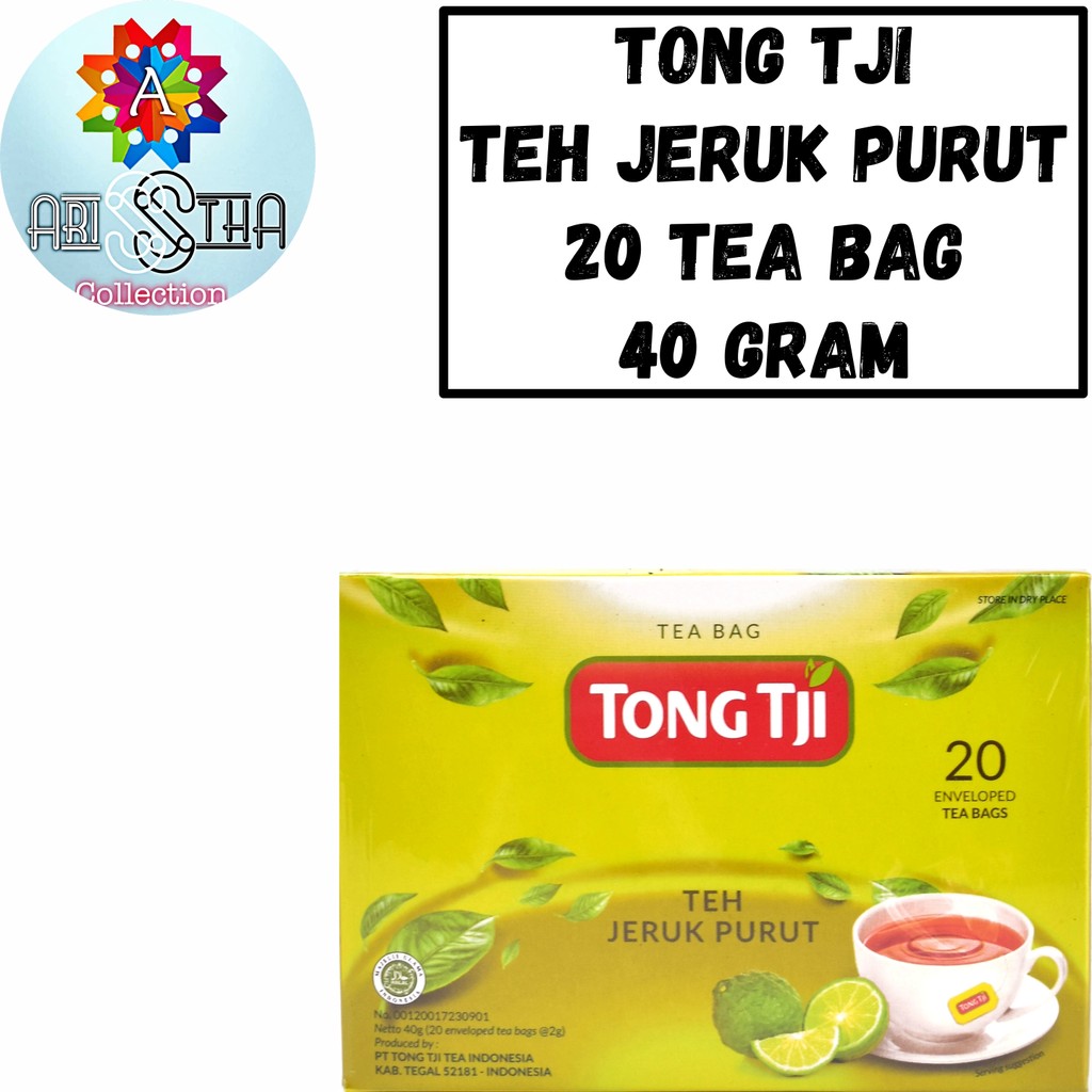 

Tong Tji Teh Celup Jeruk Purut 20 Kantong 40 Gram