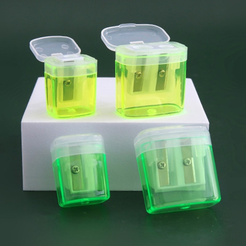 

12Pcs Single Hole Sharpener Small Sharpener Double Hole Sharpener for Kid Student Birthday Christmas Gift Bag Fillers P9JD