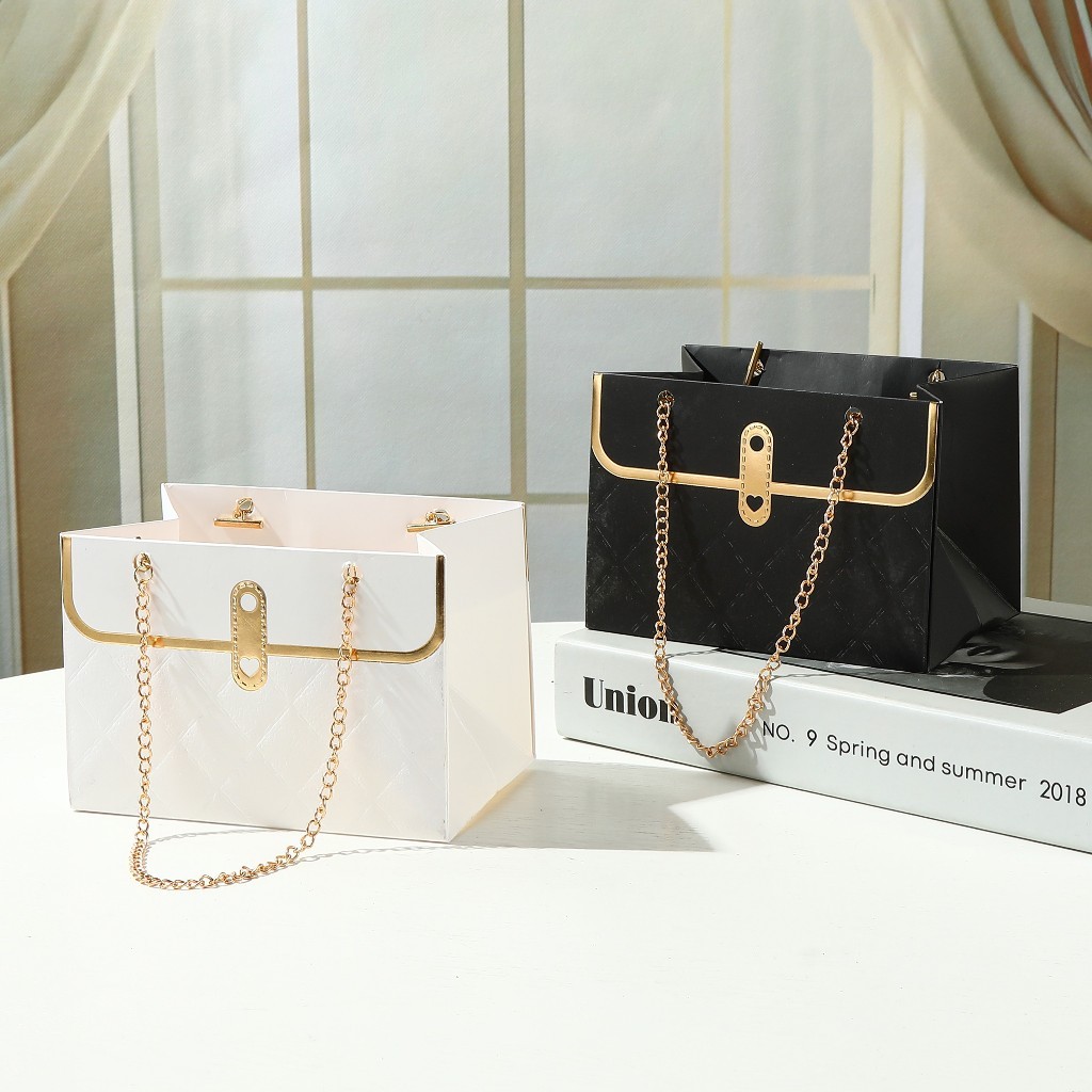 

Flower Packing Paper Bag Gift Box Tas Bouquet Flower Handbag