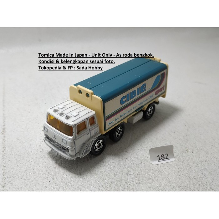 Tomica No 76 CIBIE Fuso Wing Roof Truck Japan Black Box Unit Only