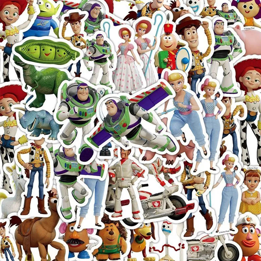 

10/30/50pcs Disney Toy Story Stickers Sticker Cartoon Cute Decal Funny Fridge Laptop Phone Skateboard Decoration Sticker Kid Toy
