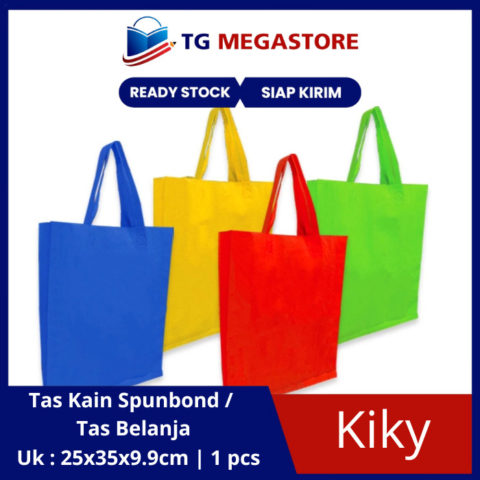 

Tas Kain Spunbond Belanja Kiky 25x35x9.9cm - 1 pcs
