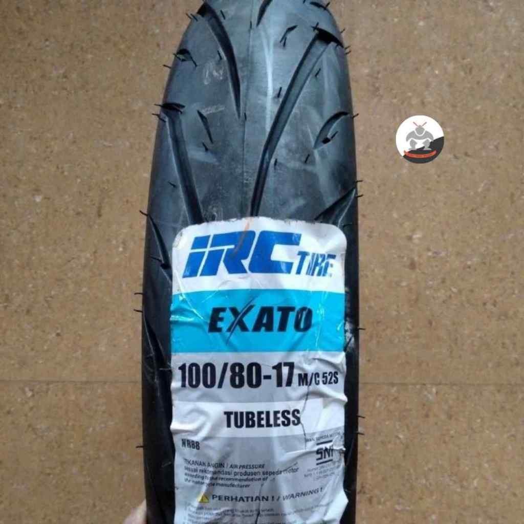 Ban Motor IRC EXATO size 100/80 R17 - Tubeless Ban Belakang Supra GTR 150, Sonic 150R,  Mx King 150,