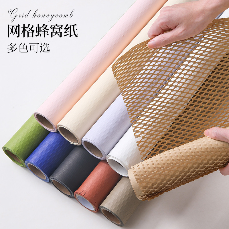 

Kertas Anyam Honeycomb Bubblewrap Honey Comb Wrap Mesh Paper 10 Meter Wrapping Paper Wisuda Anniversary Romantis Gift Bisa Untuk Packing Hampers Skin care Kosmetik KBR01