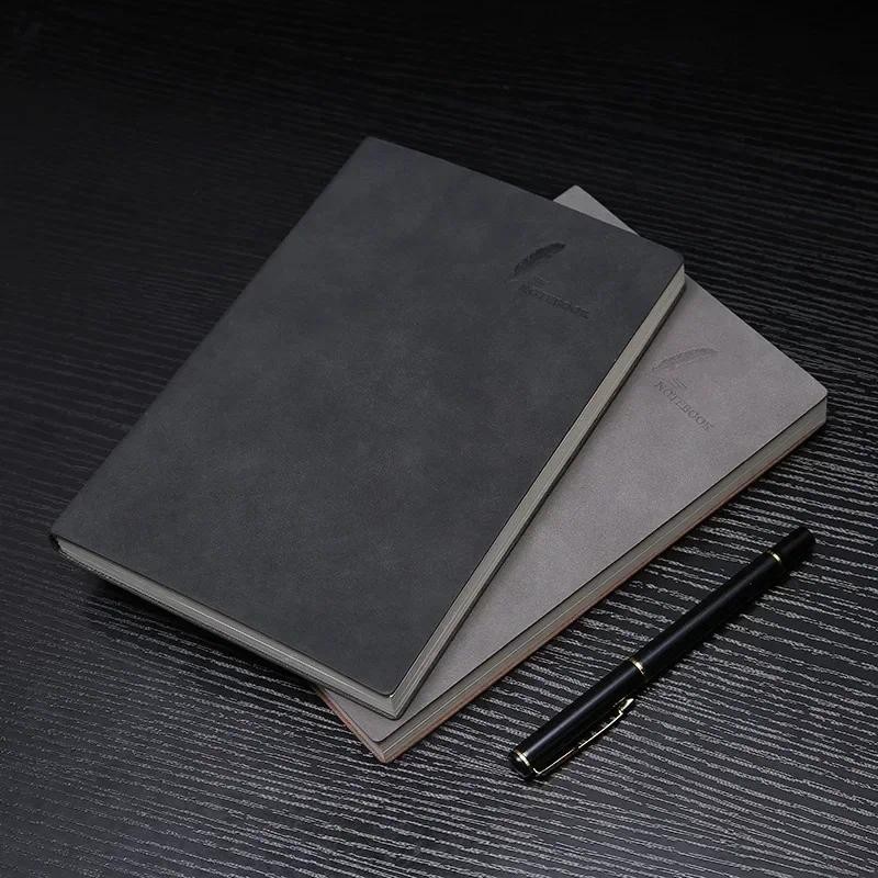 

A5 Soft Notebook Imitation Sheepskin Leather Planner Agenda 2024 Week Planner Travelers Notebook Office School Supplies Notepad