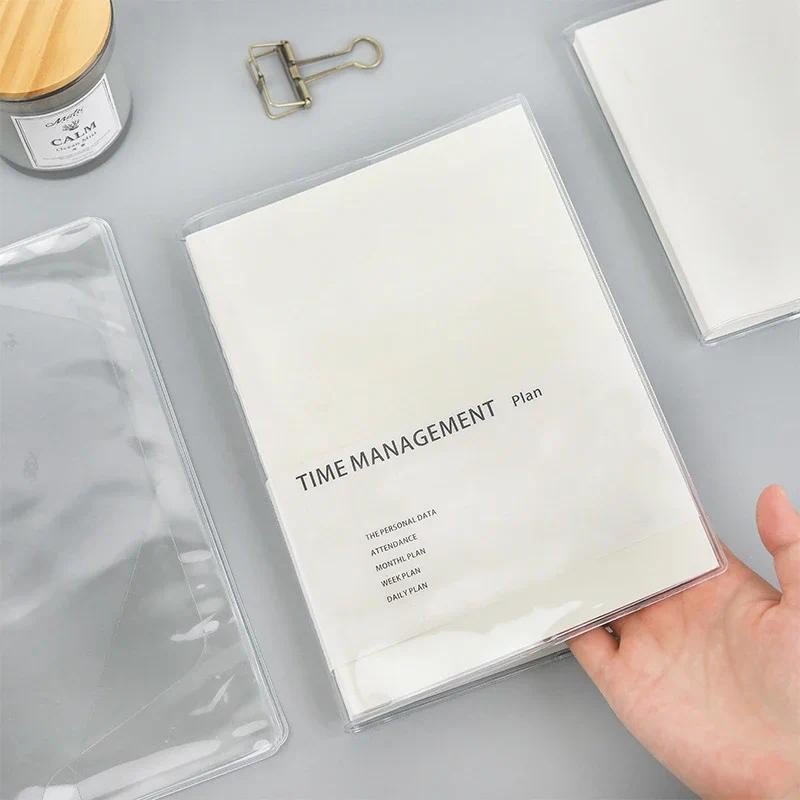 

A5 A6 Transparent Notebook Cover Waterproof Notepad Protective Sleeve Planner Diary Journal Protect Film School Office Supplies