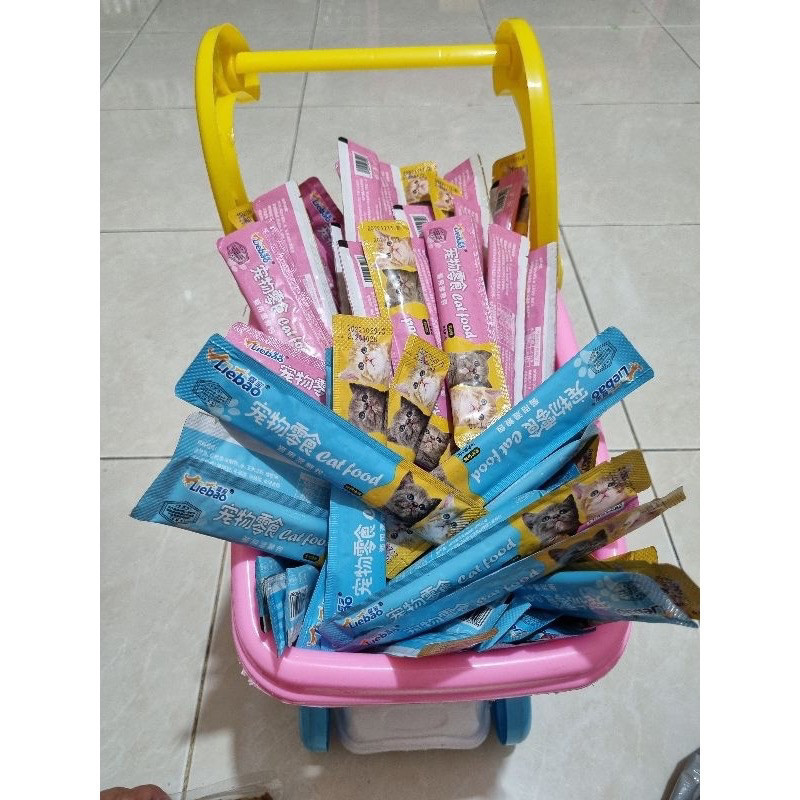 (CCK STORE) Snack Kucing bergizi 15gr Makanan Kucing Makanan Basah Kucing Wet Food Kucing / Cemilan 