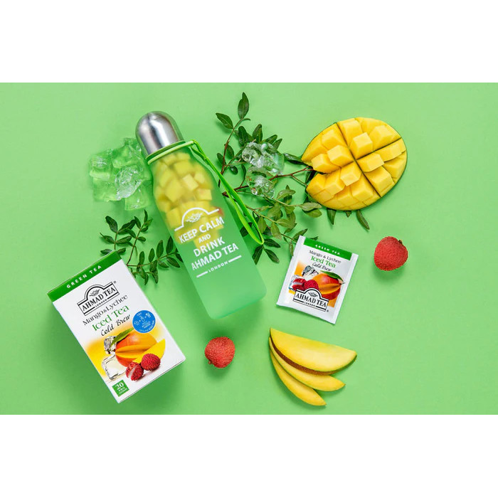 

Ahmad Tea Mango & Lychee Cold Brew Iced Tea (40gr) 20 Tea Bags