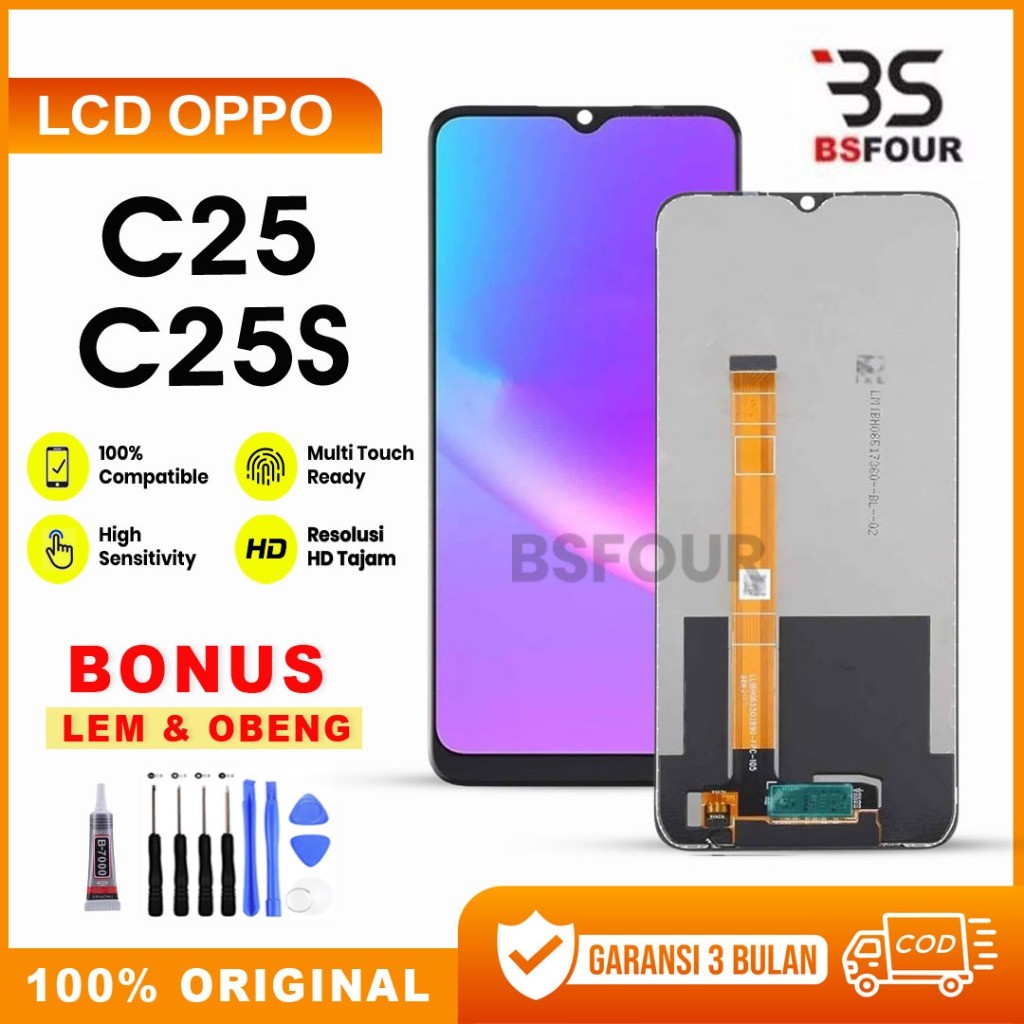 LCD OPPO REALME C25 C25S FULLSET TOUCHSCREEN ORIGINAL