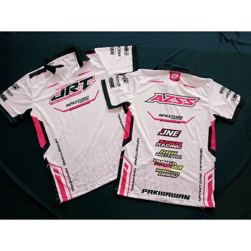 KAOS BALAP - KAOS BAJU JERSEY RACING BALAP ROADRACE CUSTOM NAMA NOMOR NAMA TEAM FULL PRINTING JERSEY