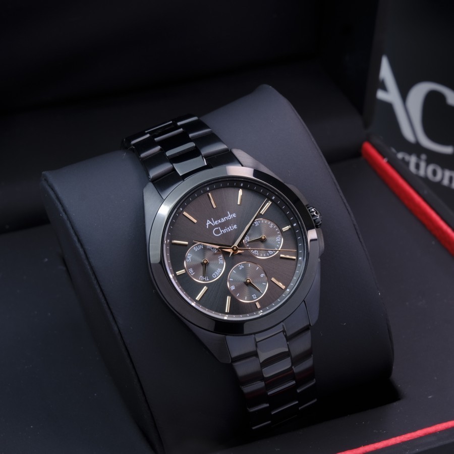 ORIGINAL Jam Tangan Wanita Alexandre Christie AC 2977 / AC2977 Garansi 1 Tahun - Stainless Steel