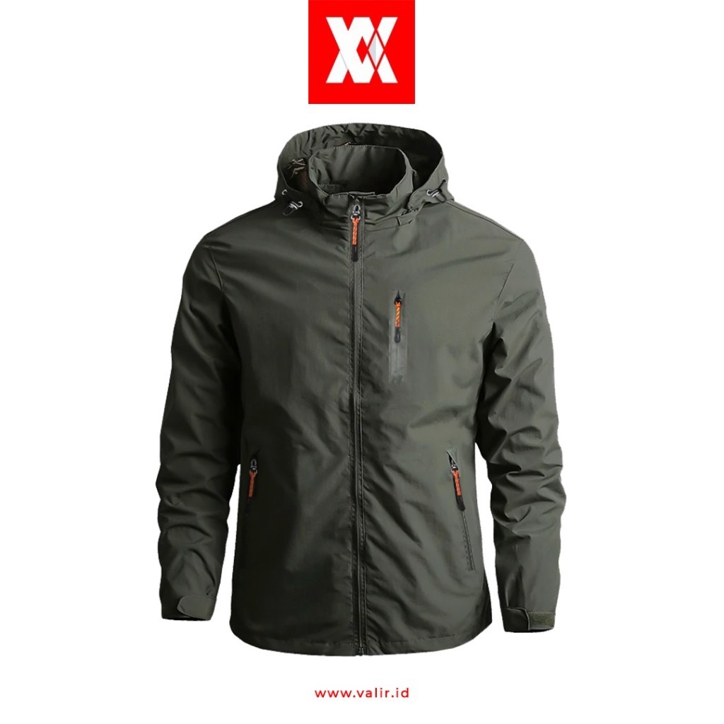 Valir FGT Jaket Bomber Pria Keren Kekinian Terbaru Jacket Pria Outdoor Jaket Anti Air Waterproof