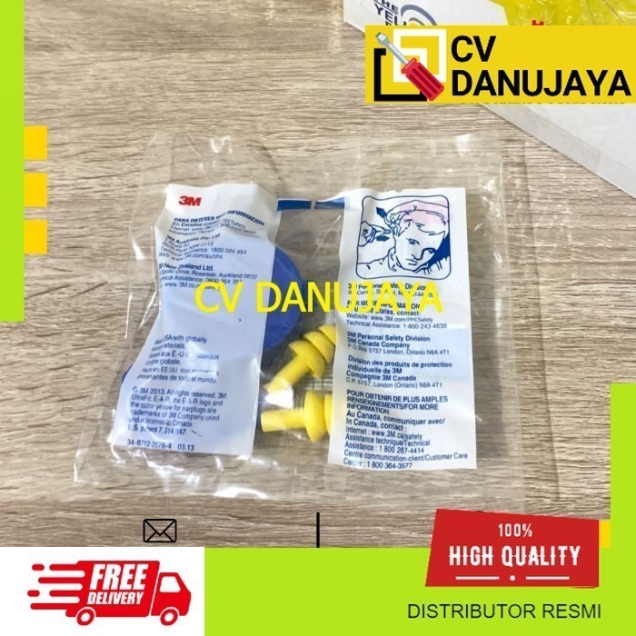 earplug 3m ULTRAFIT 3M Earplugs 1271 Probed Test Plugs