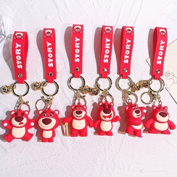 Gantungan Kunci Keychain Karakter Animasi Lotso Disney Lucu Murah - 1