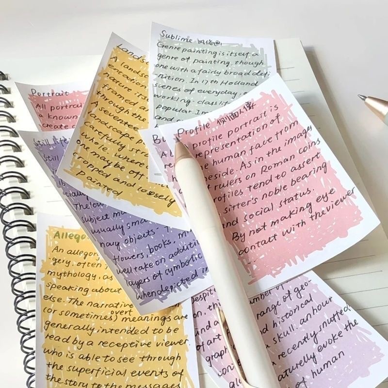 

Sticky Notes Aesthetic 50 Lembar Memo Stiky Note Memopad Callouts Label School Stationary barang aesthetic