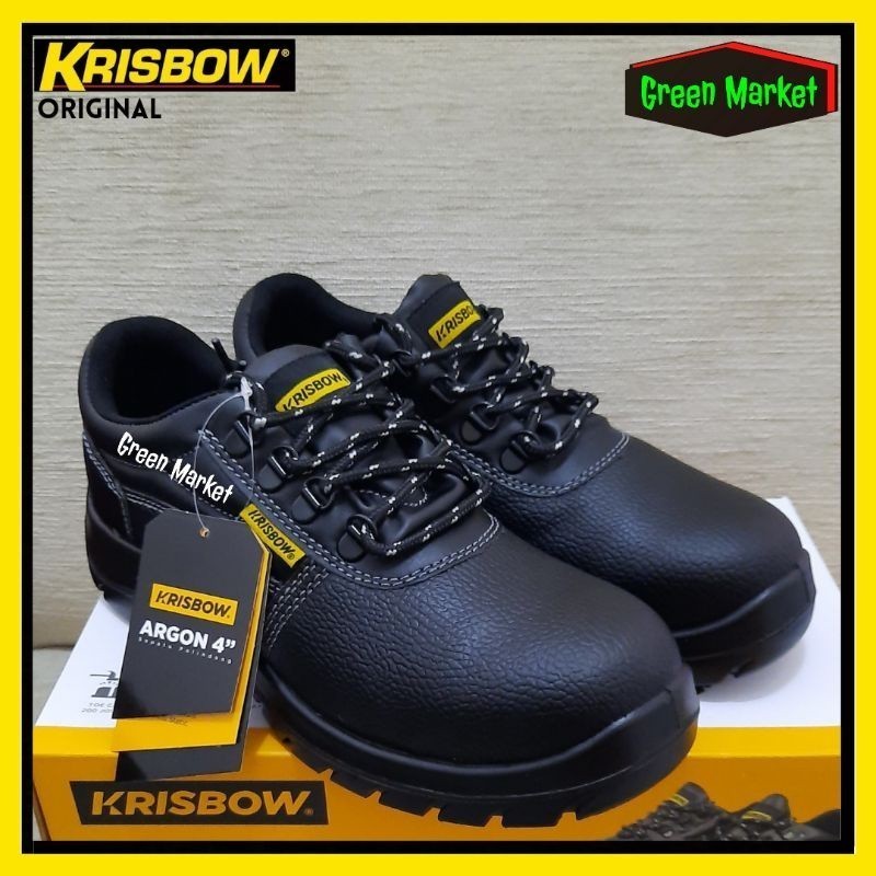Promo Ramadhan Sale Sepatu Safety Krisbow ARGON 4" || Safety Shoes Krisbow ARGON 4" || Sepatu Safety Krisbow ARGON Pengganti Arrow 4"