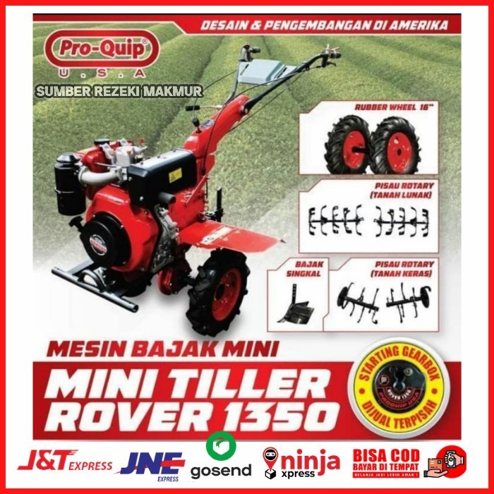 Mesin Bajak Mini / Mini Tiller / Cultivator PROQUIP ROVER 1350