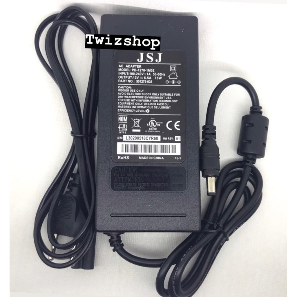 Adaptor 12V 6.5A / Adaptor Pompa DC 12 Volt 6.5 Ampere