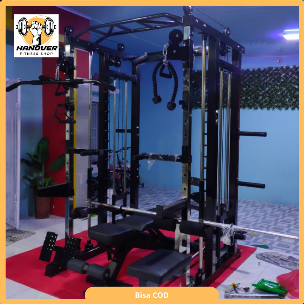 Smith machine multifungsi like magnus smith multy gym alat fitness komersil ORIGINAL
