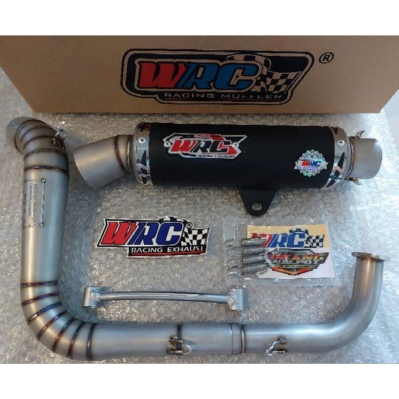 WRC KNALPOT TYPE SPECIAL EDITION COBRA WR8 POWDER COATING & SANBLAST ALL MATIC FREE REQUEST 100% WRC