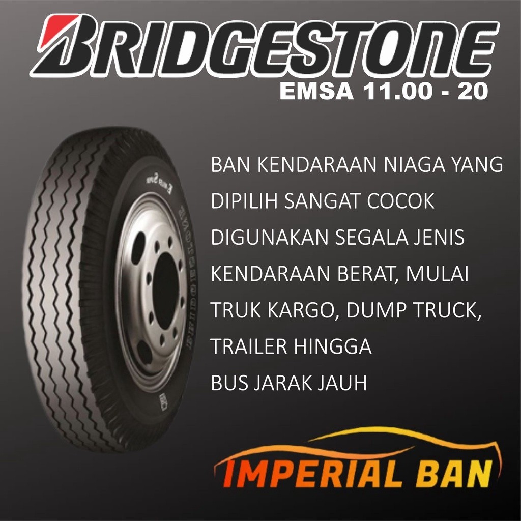 1100/20 Bridgestone EMSA Ban Truk 11.00 - 20