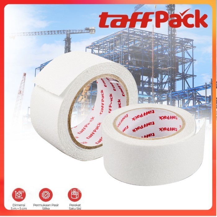 

Lakban Tape Safety Grip Anti Slip Strong Traction 5m x 5cm Transparent