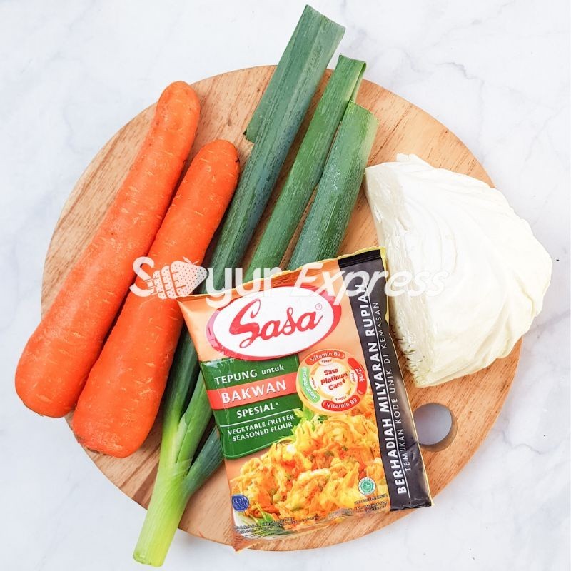 

KIRIM INSTAN Paket Bakwan Sayur Bonus 1 Sasa Tepung Bakwan 600gr