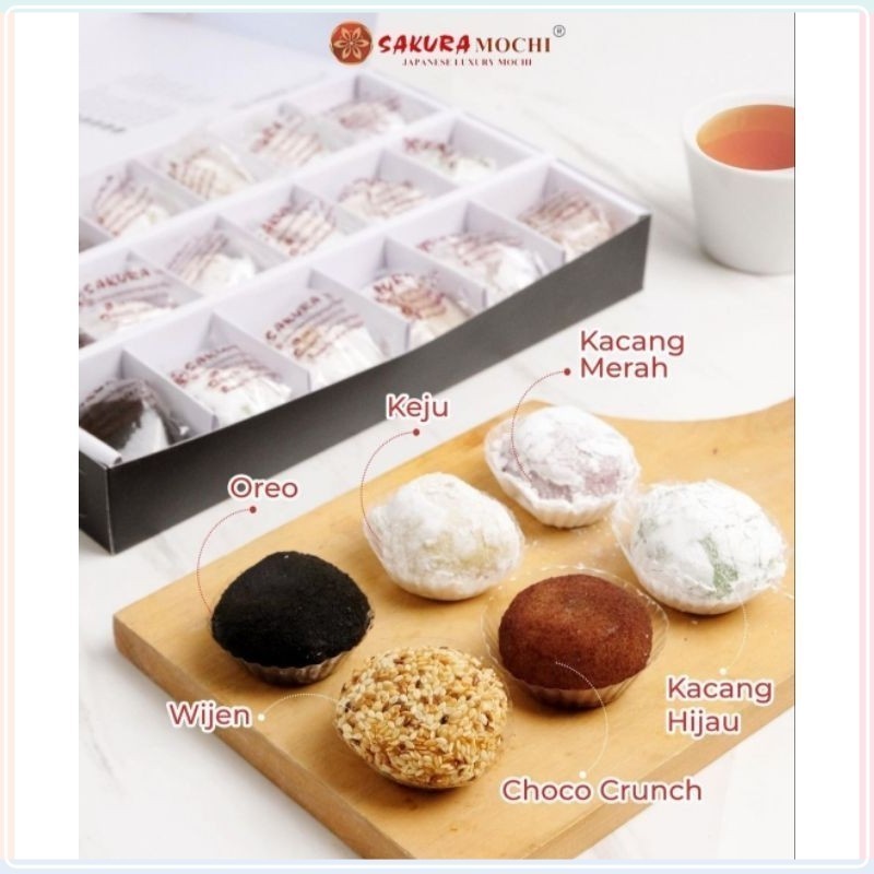 

Mochi Moci Sakura Oleh Oleh2 Kue Makanan Cemilan Khas Jogja Yogya Yogyakarta Jogja Official paket Premium Small Medium Big Box