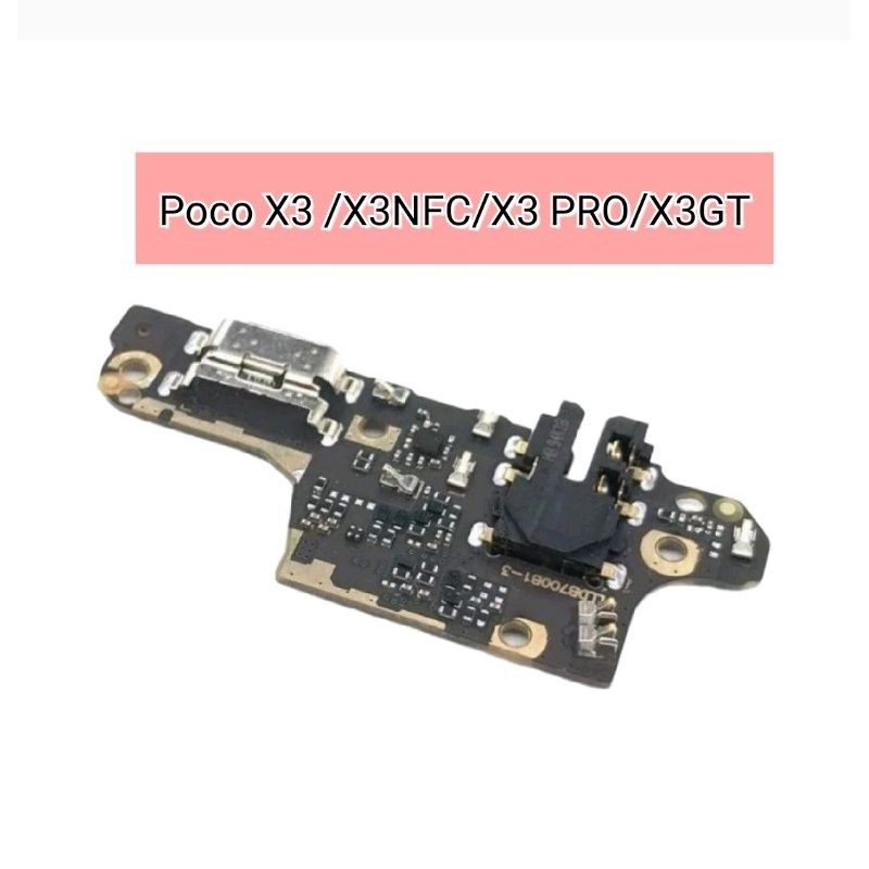 Papan Cas Konektor Charger Xia Poco X3 /X3 NFC /X3 PRO /X3GT Original