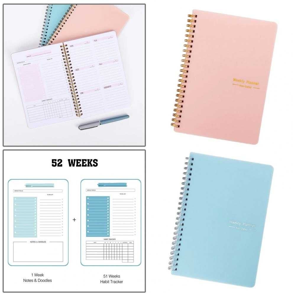 

Primal ASHUKA Weekly Planner Book for 52 Weeks Buku Catatan Mingguan A5 - ASH-52