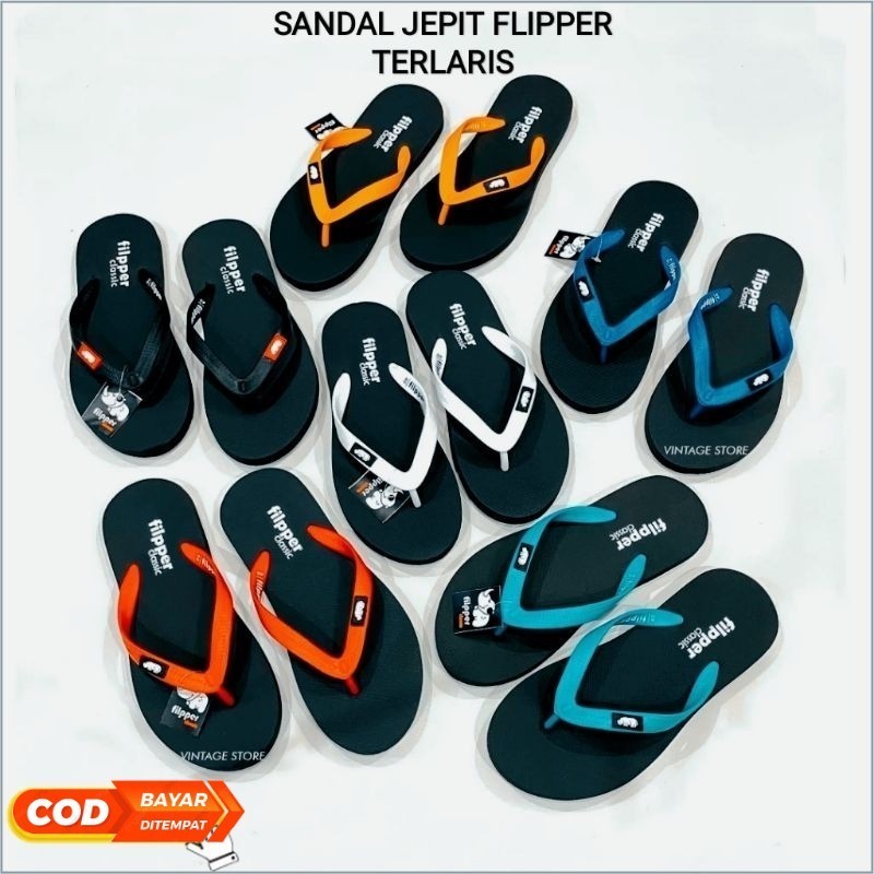SANDAL JEPIT FLIPPER TERLARIS SANDAL PRIA FIPPER SANDAL CASUAL PRIA BAHAN MELAR