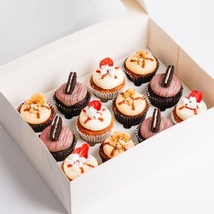 

YBS_ Cupcake Box isi 2 4 6 & 12 / Box Kue Pie / Cupcake Box Putih /Box Kue Pesta / Box Hampers
