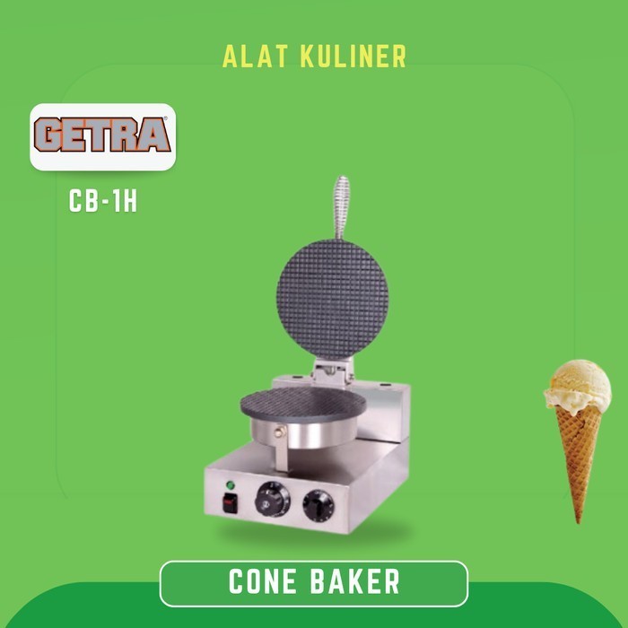 GETRA CB 1H CB-1H MESIN CONE ES KRIM PEMBUAT ICE CREAM CONE BAKER