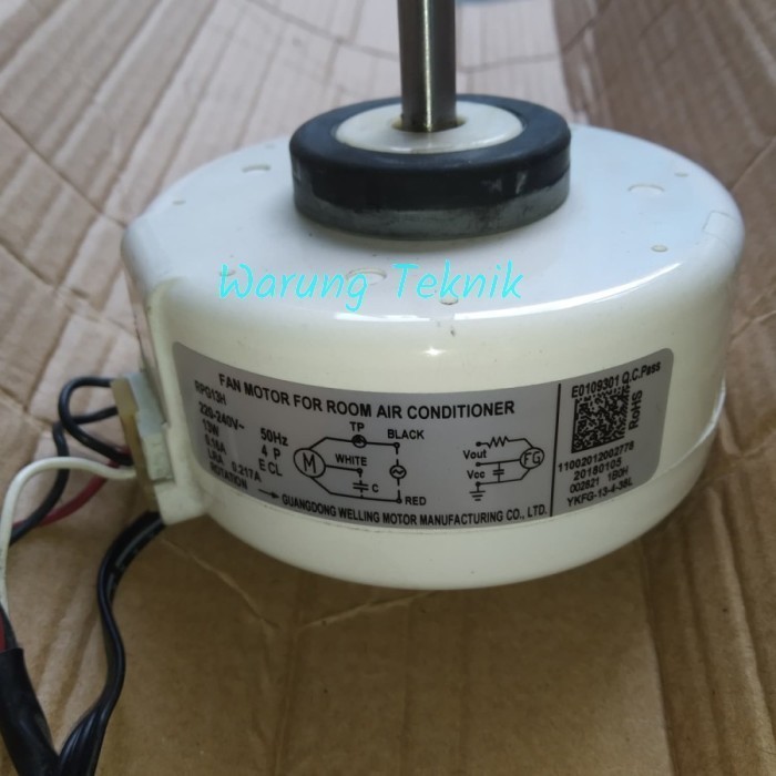 RR27 Kipas Blower Indoor Blower Motor fan Ac Midea TCL Sharp Cina Asli AZ