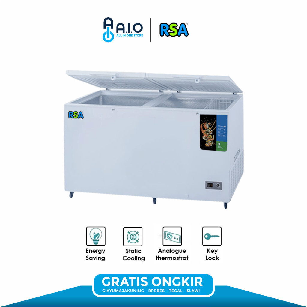 RSA - CHEST FREEZER 2 PINTU 600 L - CF 600H