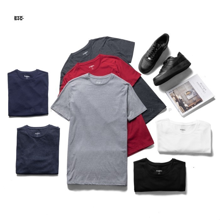 Men's Basic Short Sleeve Tshirt-GDFLLW
