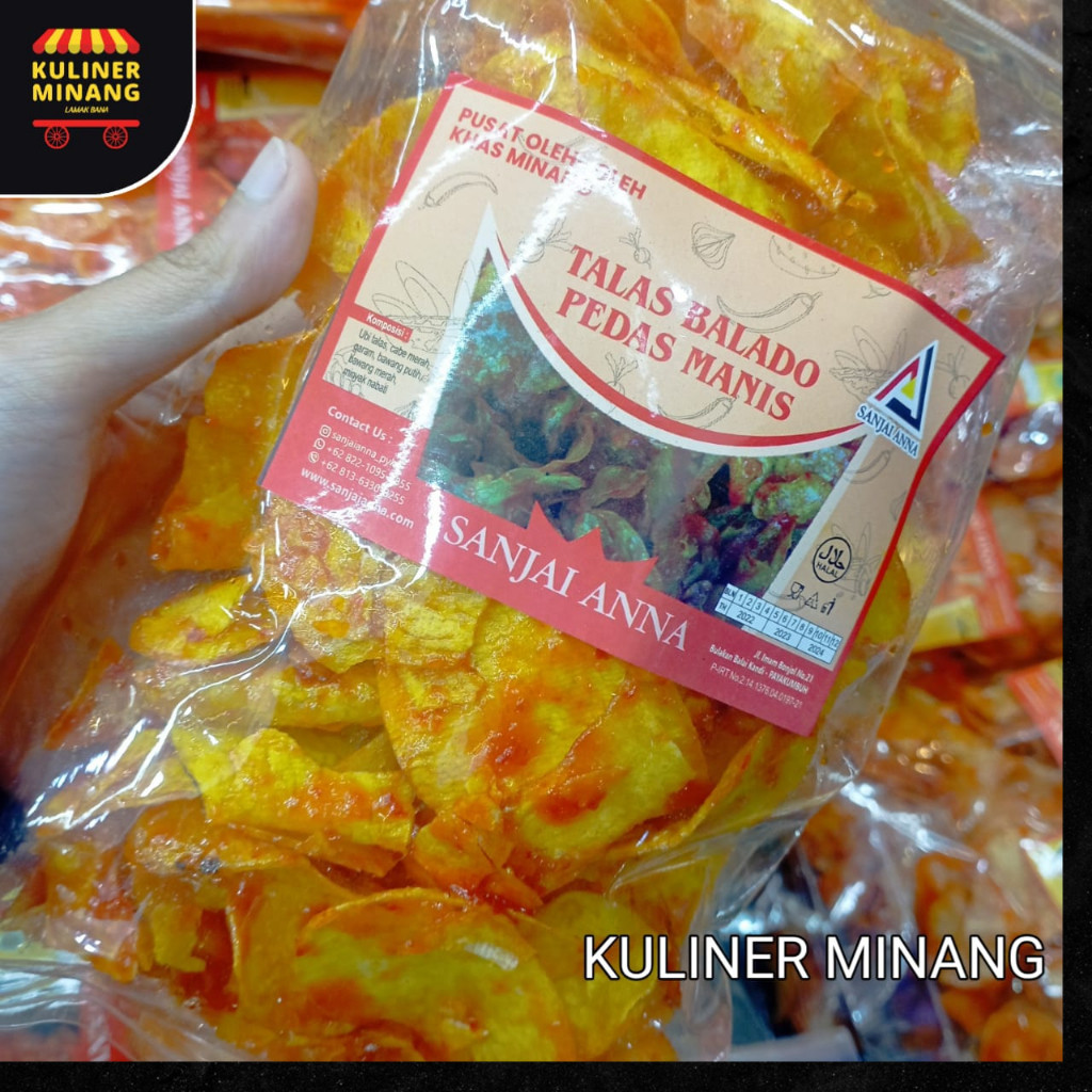 

Kripik talas Balado X Pedas Manis Anna 3 Saudara 250 gr