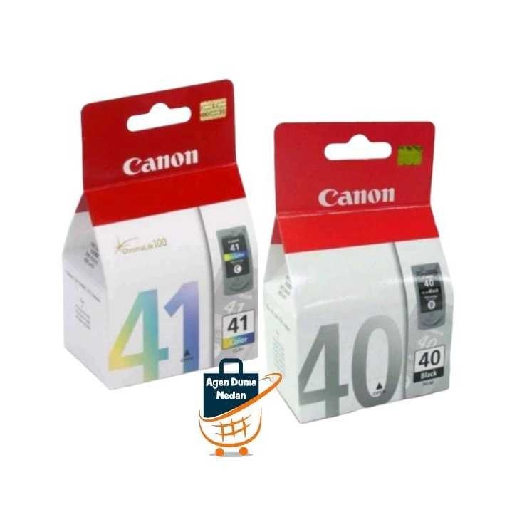 Catridge Cartridge Printer Canon Pg 40 black + cl 41 color Original for ip1880,mp450,mp145,ip1980