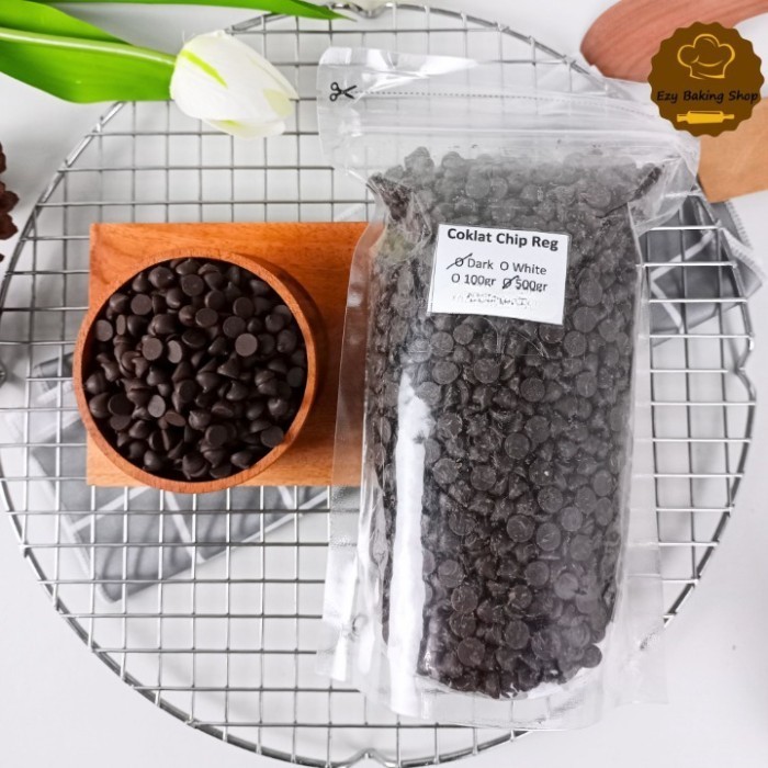

Spesial Promo -sukron_86 Choco Chip Dark 500gr [Repack] - Coklat Chip Elmer - Dark Coklat