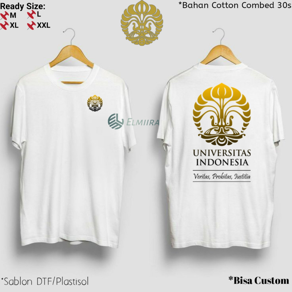 Kaos Universitas UI Custom Sablon