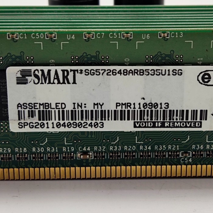 Smart Modular SG572648ARB535U1SG 512MB PC2-5300 DDR2-667MHz ECC U SNC