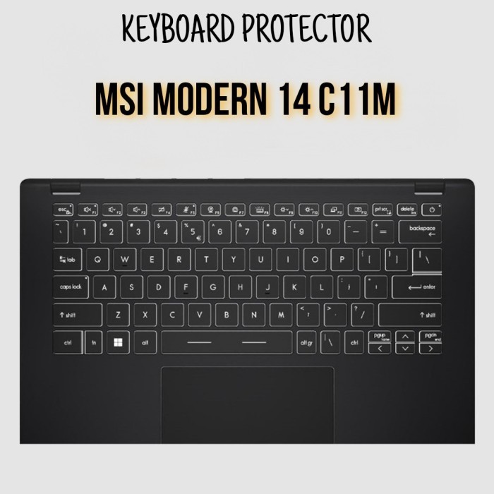Andar Keyboard Protector MSI Modern 14 C11M