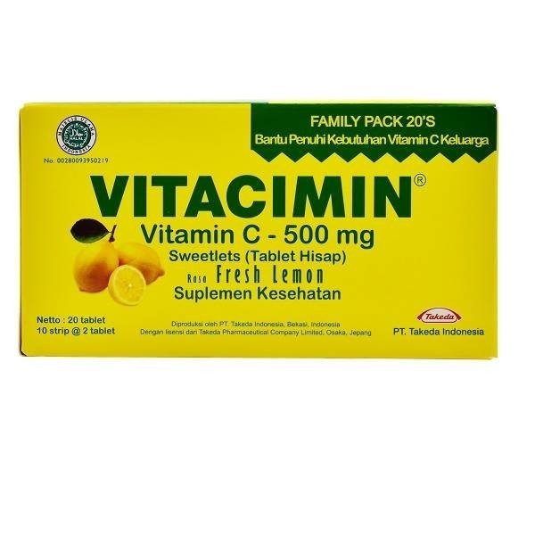 

Permen VITACIMIN SWEETLET'S TAB'S 10'S Diskon