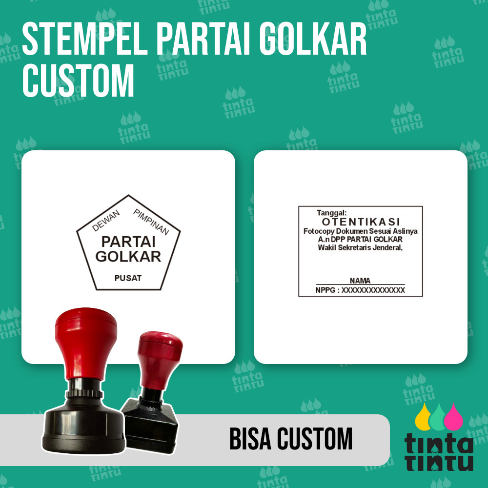 

Stempel Partai Golkar Custom