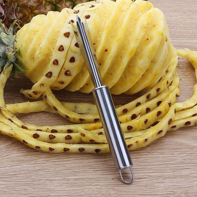 {STAINLESS STEEL} PISAU NANAS alat pengupas nanas capit mata nanas pisau pemotong mata nanas kupas n