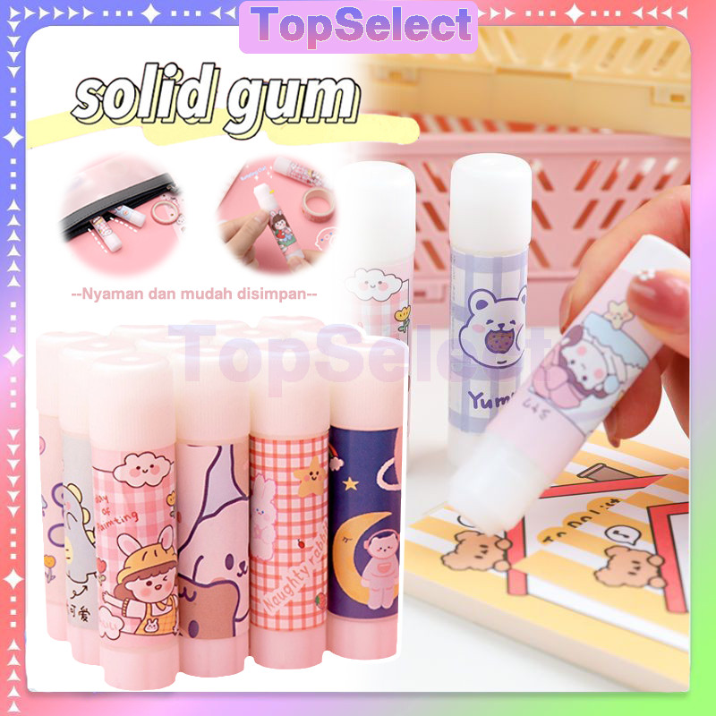 

Lem Batang Motif Kartun Lucu/Lem Kertas Batang Anti Tumpah/Lem glue Stick Kartun/Lem Padat /Lem Kertas stick/Lem Putar