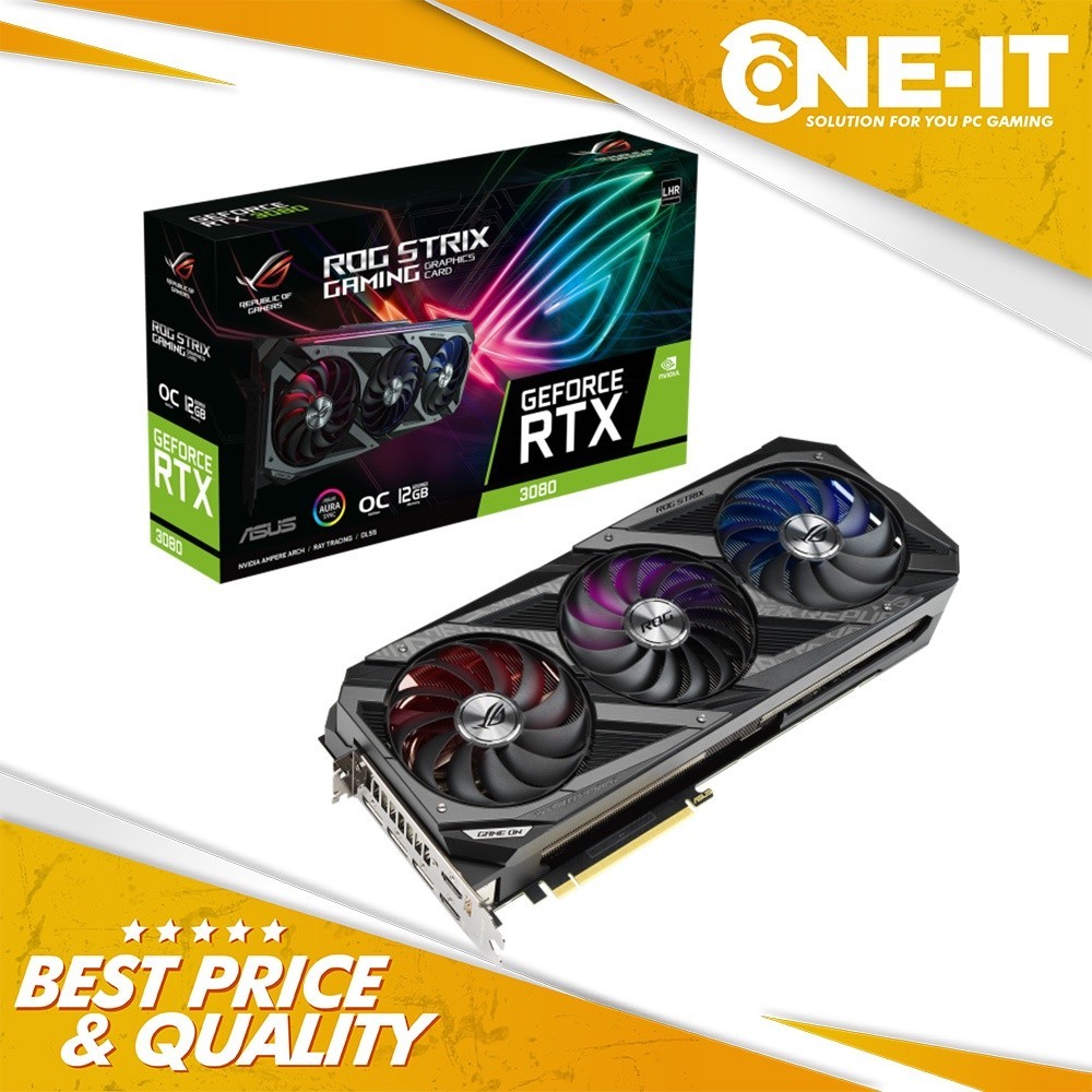 VGA ASUS ROG Strix GeForce RTX 3080 OC 12G 12GB GDDR6X