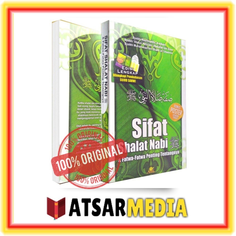 Buku Sifat Shalat Nabi Syaikh Al Albani dan Fatwa fatwa Penting Tentangnya Bonus Poster Panduan Tata