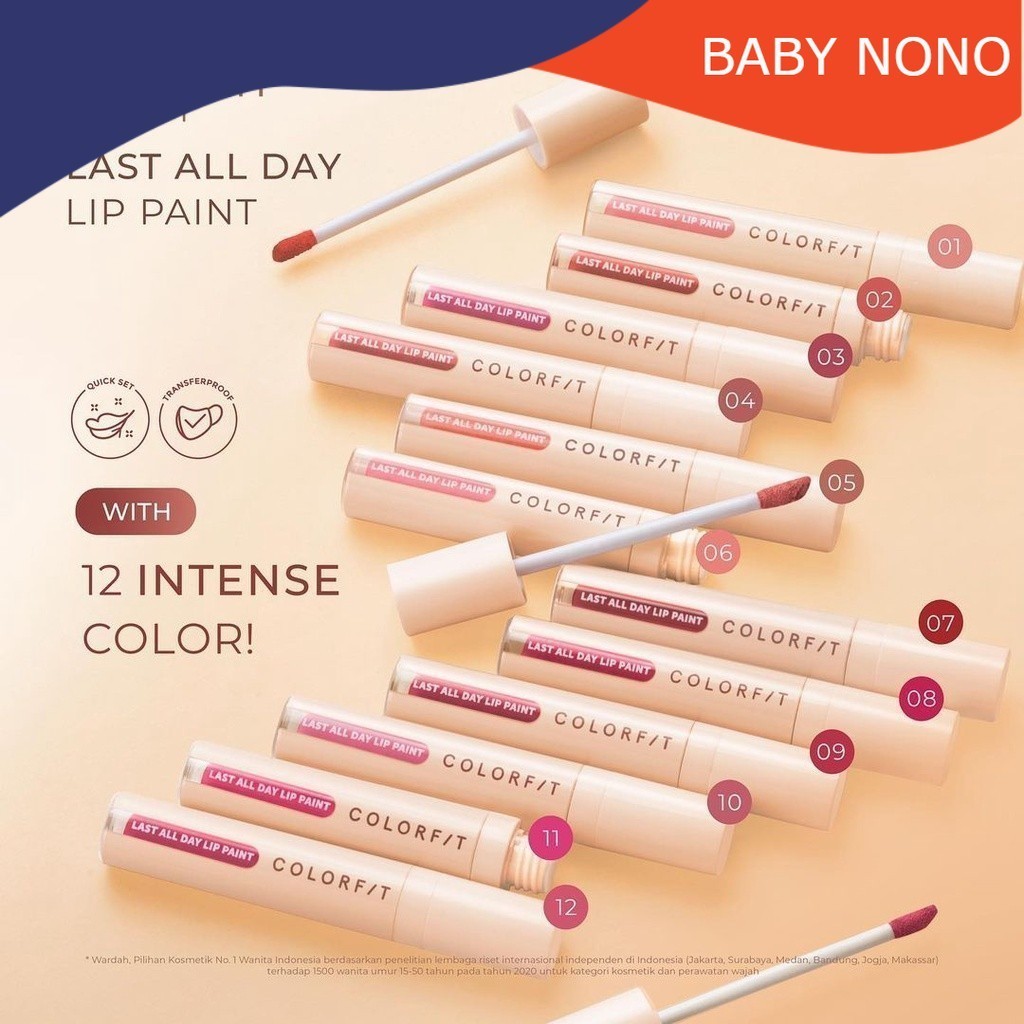 (NONO)wardah colorfit lip