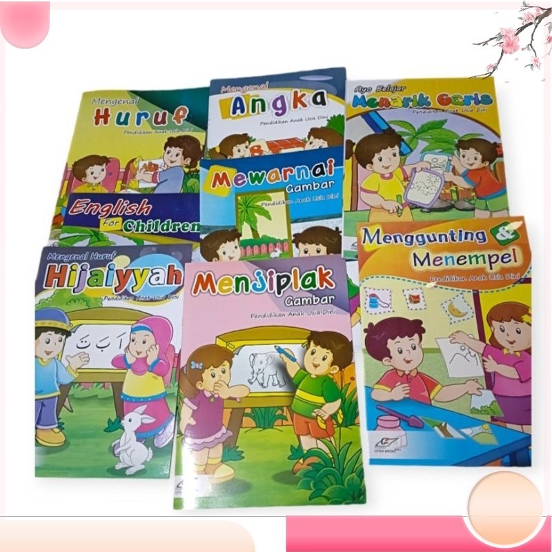 Buku Anak PAUD Play Group / Buku Belajar Anak Untuk Pendidikan Anak Usia Dini Umur 3-4 Tahun Laki-la
